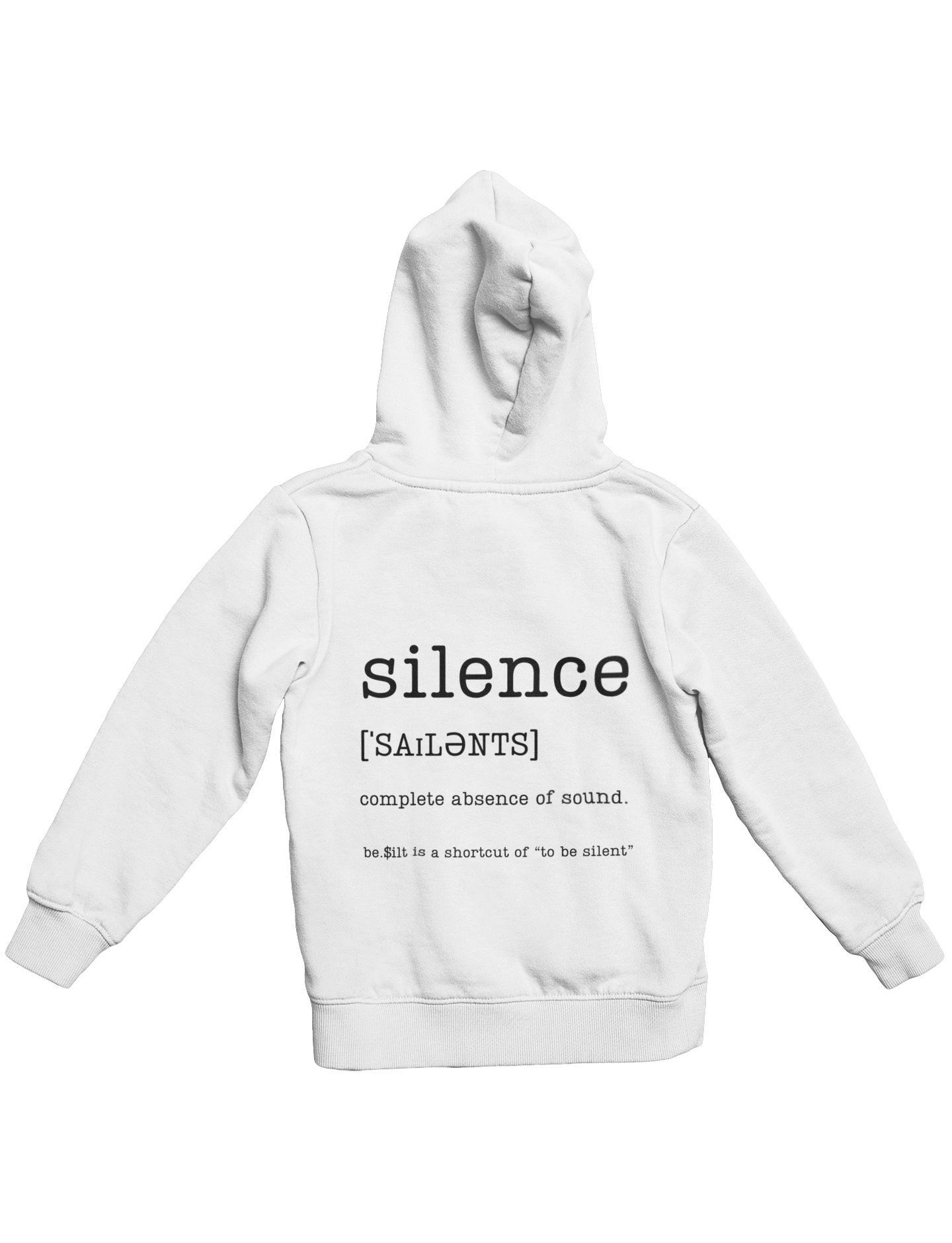 Hoodie "silence"