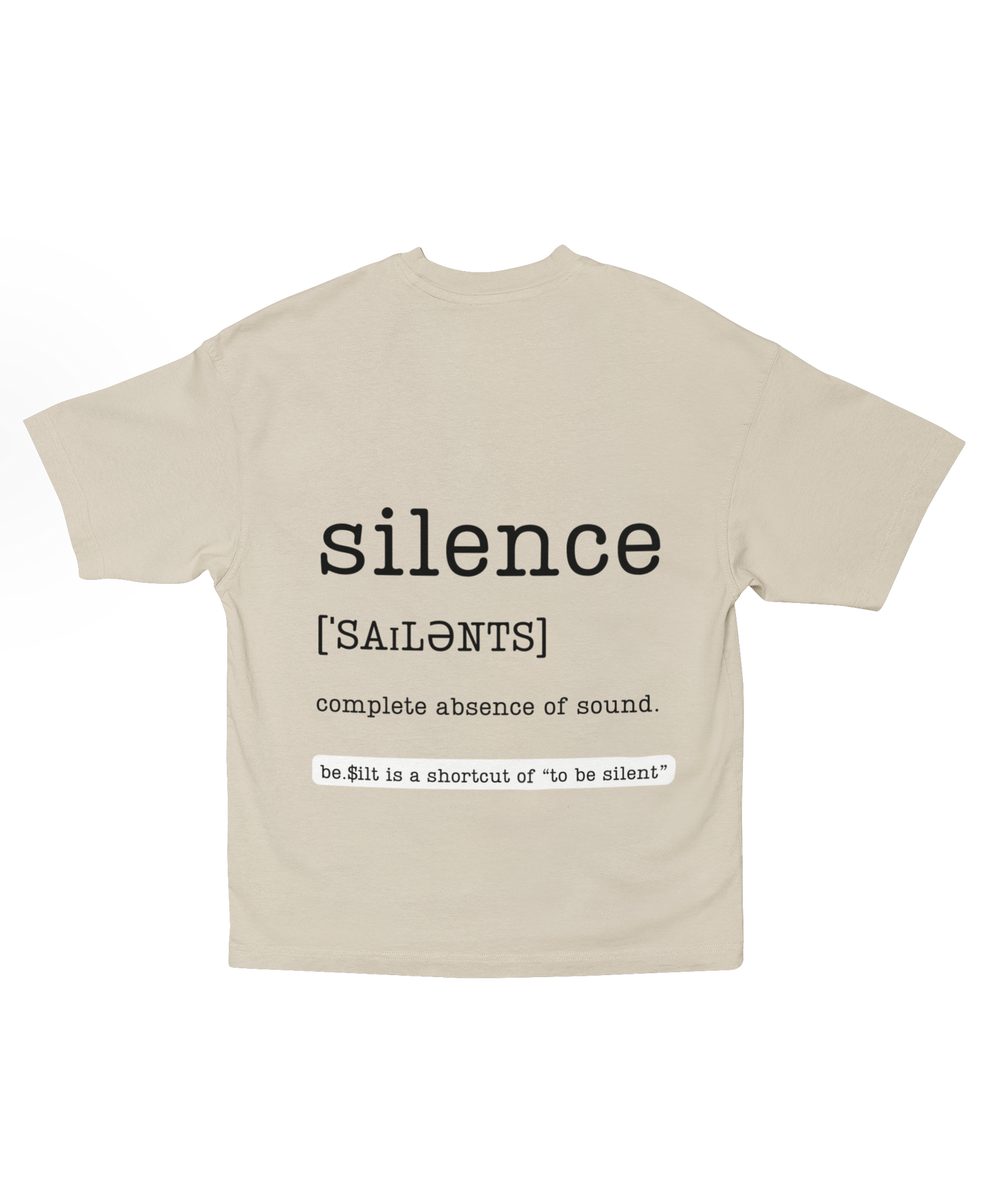 T-Shirt "silence"