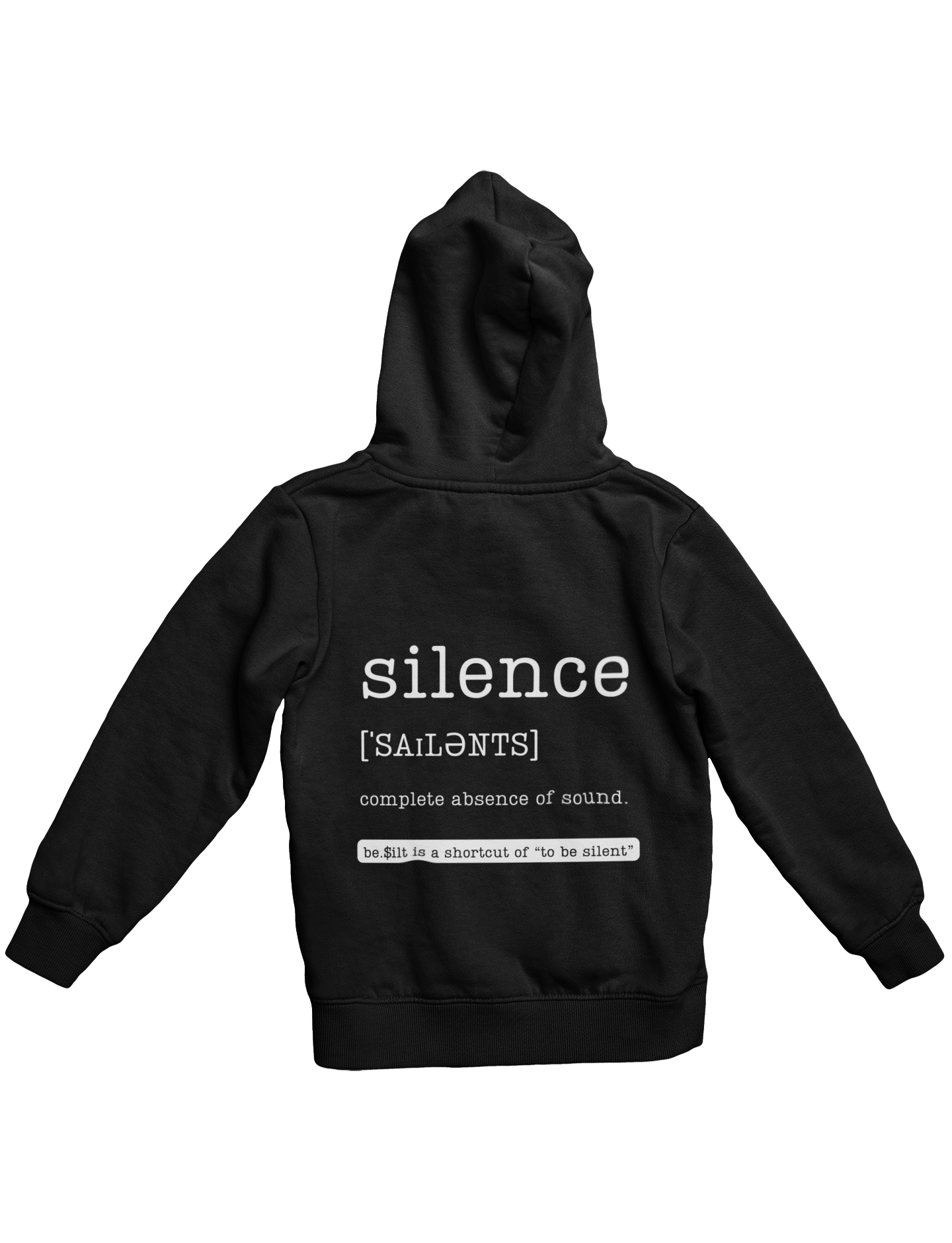 Hoodie "silence"