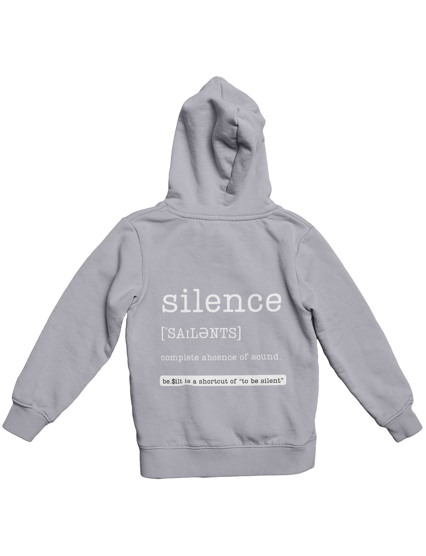 Hoodie "silence"