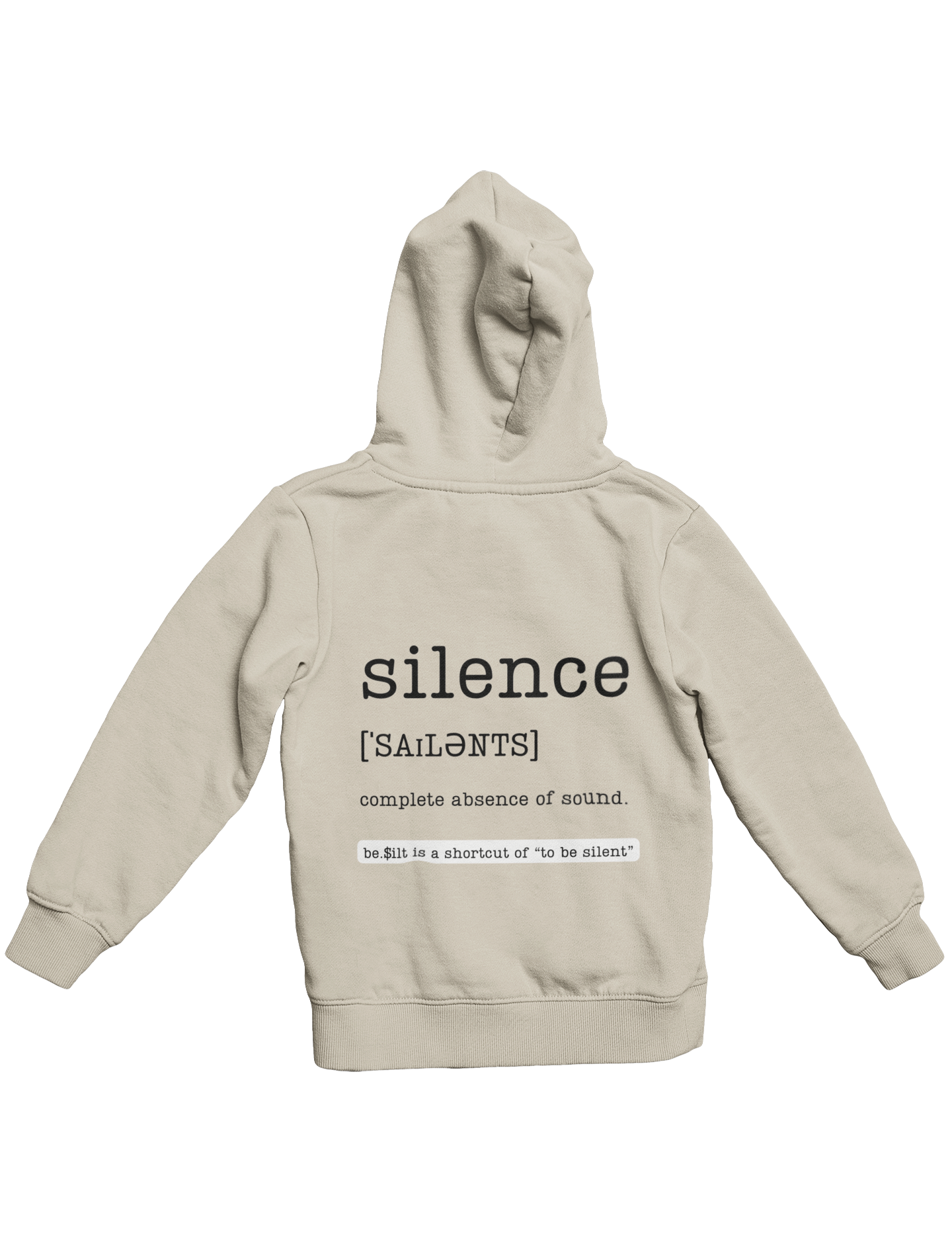 Hoodie "silence"