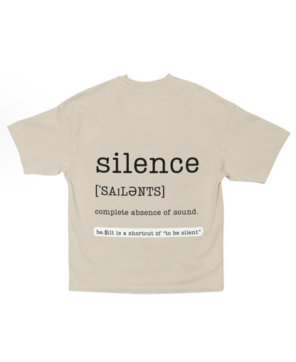 T-Shirt "silence"