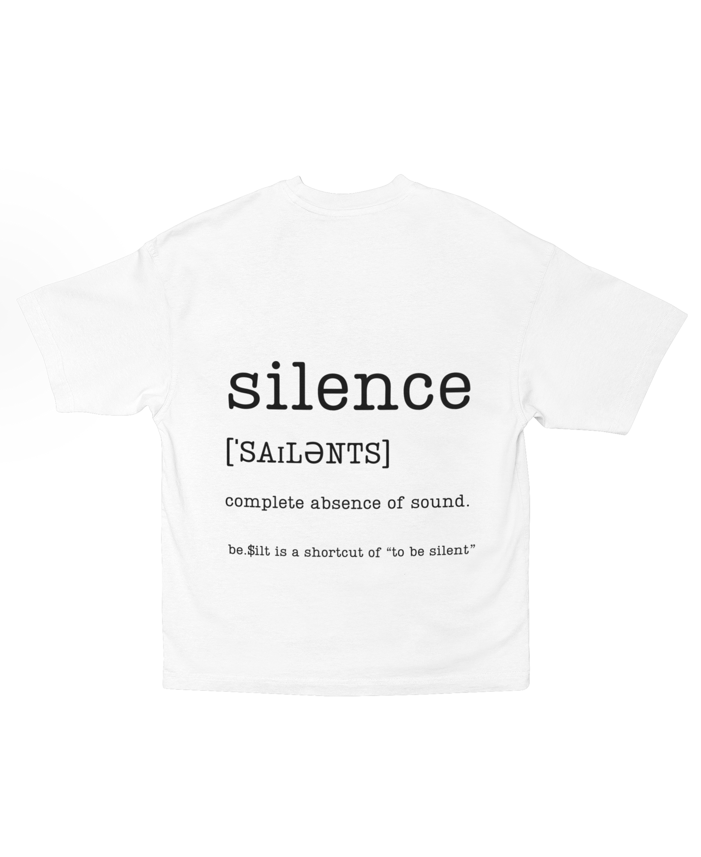 T-Shirt "silence"